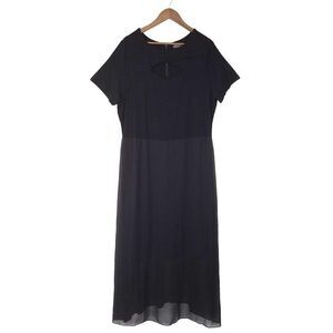 Elegant Black Midi Dress